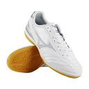 モナルシーダ NEO SALA SELECT IN ホワイト×シルバー 【MIZUNO|ミズノ】フットサルシューズq1ga201204