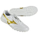 モレリア TF ホワイト×ゴールド 【MIZUNO|ミズノ】フットサルシューズq1gb200150