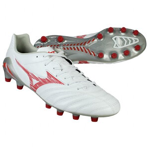 モナルシーダ NEO 3 PRO ホワイト×レッド 【MIZUNO|ミズノ】サッカースパイクp1ga242260