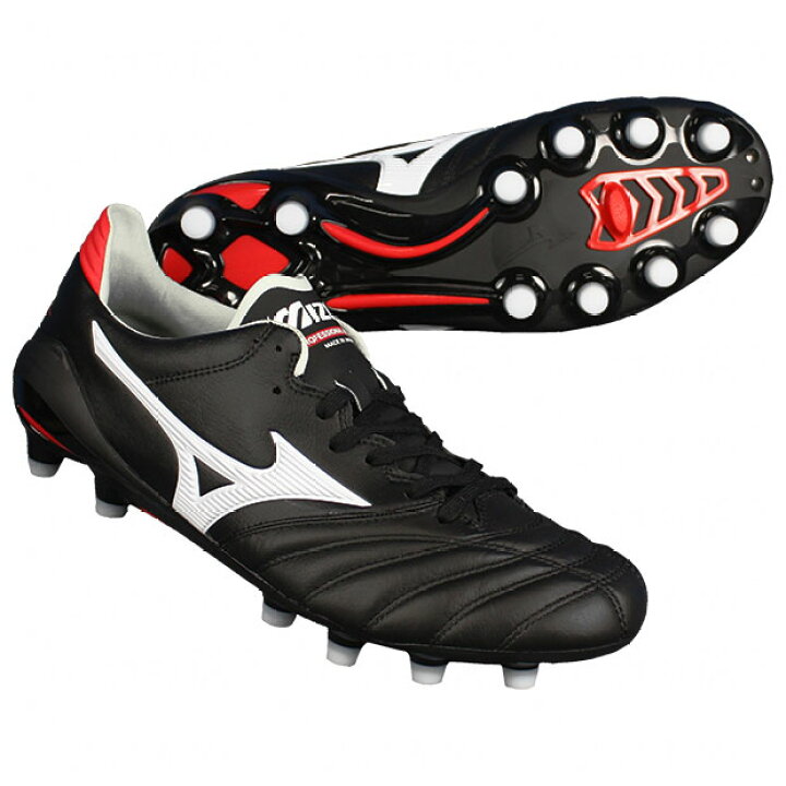楽天市場 ポイント10倍 モレリア Neo 2 ブラック ホワイト Mizuno ミズノ サッカースパイクp1ga Kemari87楽天市場店
