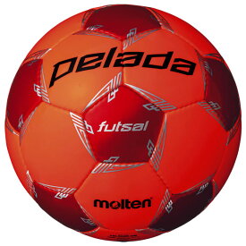 【3/10までポイント10倍】ペレーダ フットサル 3000　オレンジ×レッド　【molten|モルテン】フットサルボール4号球f9l3000-or