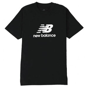 �y5/20 �|�C���g10�{�zNB Stacked Logo ����T�V���c�@�u���b�N�@�yNewBalance|�j���[�o�����X�z�T�b�J�[�t�b�g�T���E�F�A�[mt41502-bk