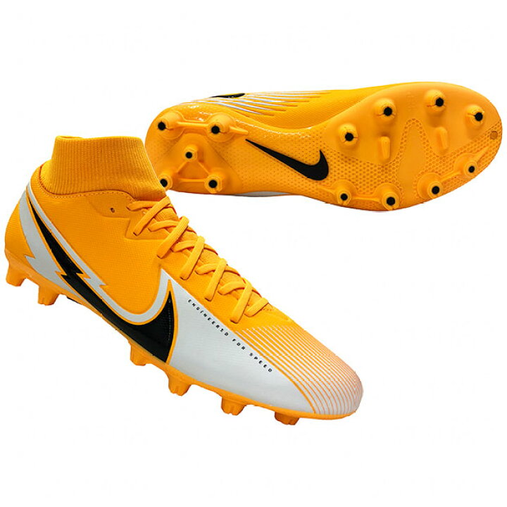 楽天市場 マーキュリアル スーパーフライ 7 アカデミー Hg レーザーオレンジ ブラック Nike ナイキ サッカースパイクat7945 801 Kemari87楽天市場店