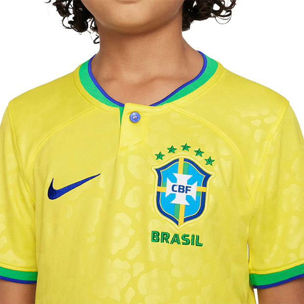 適切な価格 ナイキ ＹＴＨＣＢＦＤＦスタジアムＪＳＹＳ ＳトップＨＯ DN0824-740 サッカーウェアジュニア ブラジル代表レプリカユニフォーム  ホーム