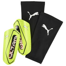 ウルトラ ライト スリーブ シンガード　ライムスクイーズ　【PUMA|プーマ】サッカーレガース030989-07
