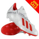 エックス 19.2-ジャパン HG/AG シルバーメット×ハイレゾレッドS18 【adidas|アディダス】サッカースパイクf35333