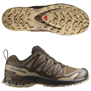 �y6/10�܂Ń|�C���g10�{�z�G�b�N�X�G�[ �v�� 3D V9 GORE-TEX XA PRO 3D V9 GORE-TEX�@�_�[�N�A�[�X×�f�U�[�g�^���@�ySALOMON|�T�������z�����j���O�V���[�Yl47881800