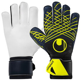 【11/10までポイント10倍】プレディクション ソフト プロ　ネイビー×フローイエロー　【Uhlsport|ウールシュポルト】サッカーフットサルゴールキーパーグローブ1011337-01