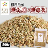 きぼうの そばの実 500g 国産 無農薬 そばのみ 抜き実 丸抜き ヌキ実 福井県産 無添加 レジスタントプロ…