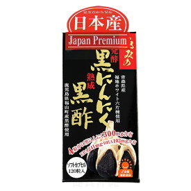 極みの発酵黒にんにく黒酢 120粒 （ファイン）