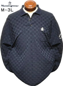 マンシングウェア メンズ 長袖ポロシャツ MG5FLS81M M/LL/3L
