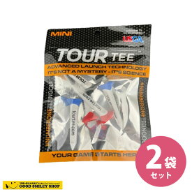 【2袋セット】Tour Tee　ツアーティーMINI 【ショート6本入り】 正規品