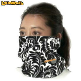 【1～3個】ラウドマウス フェイスカバー 洗える水着素材 770-921 男女兼用 フリーサイズ 大人用 LOUDMOUTH GOLF　フェイスマスク ホワイト