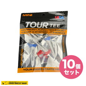 【10袋セット】Tour Tee　ツアーティーMINI ショート6本入り】0袋セット　 2022年モデル