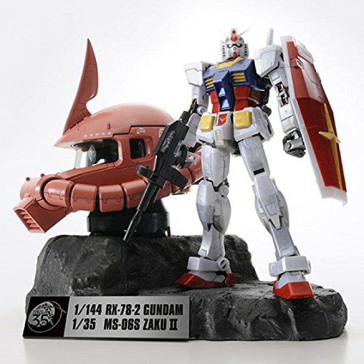 楽天市場】ガンプラ RG 機動戦士ガンダム35th ガンダム & シャア専用 