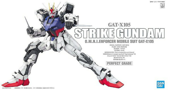 楽天市場】PG 1/60 GAT-X105 ストライクガンダム (機動戦士ガンダム 