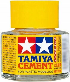 タミヤ タミヤセメント(六角びん)(模型用接着剤)【新品】仕上げ材 素材 TAMIYA