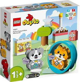 レゴ デュプロ はじめてのデュプロ かわいく鳴くよ！子犬と子ネコ 10977【新品】 LEGO 知育玩具