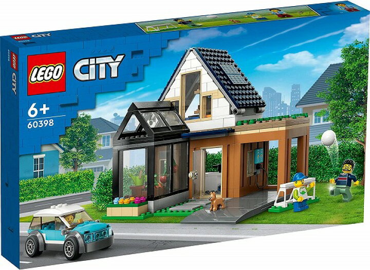 楽天市場】レゴ シティ モダンハウスと電気自動車 60398【新品】 LEGO 