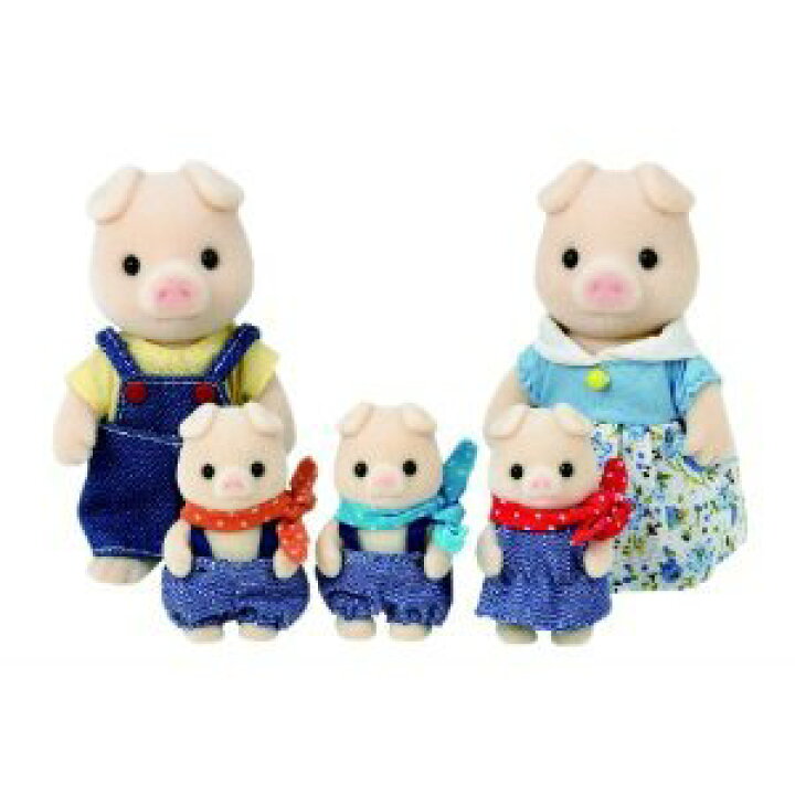 楽天市場】シルバニアファミリー ブタファミリー FS-02【新品】 人形  