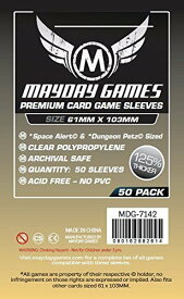 MDG-7142 カードスリーブ 61mm×103mm Premium Space Card Sleeve Space Alert【新品】 ボードゲーム カードゲーム アナログゲーム テーブルゲーム ボドゲ