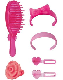 リカちゃん ブラシ&ヘアアクセサリーセット【新品】 (リカちゃん人形 着せ替え人形 女の子向け タカラトミー)