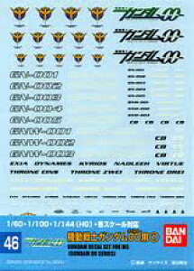 �y���[���֔����z�K���_���f�J�[�� GD46 1/60 �E1/100 �E1/144(HG) �@����m�K���_��00(�_�u���I�[) �\���X�^�r�[�C���O�p1�y�V�i�z �K���v�� �V�[�� �X�e�b�J�[