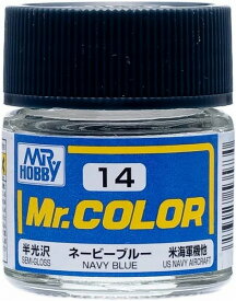 塗料 C14 ネービーブルー【新品】 GSIクレオス Mr.カラー 【メール便不可】