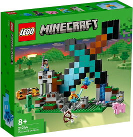 レゴ マインクラフト ダイヤモンドの剣の基地 21244【新品】 LEGO Minecraft 知育玩具 【宅配便のみ】