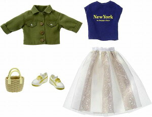 リカちゃん ドレス LW-19 シーサイドカーキ【新品】 (リカちゃん人形 着せ替え人形 女の子向け タカラトミー) 【宅配便のみ】