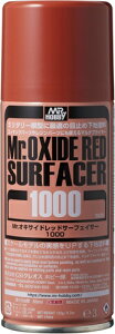 塗料 Mr.オキサイドレッドサーフェイサー1000 スプレー 170ml ホビー用表面処理剤 B525【新品】 スプレー GSIクレオス 【宅配便のみ】