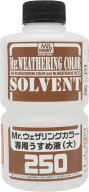 WCT102 Mr.ウェザリングカラー専用うすめ液 250ml(大)【新品】 GSIクレオス Mr.カラー プラモデル用塗料 …