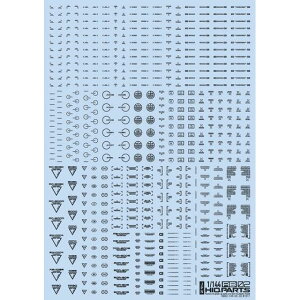 �y���[���֔����z�n�C�L���[�p�[�c 1/144 �����J���[�_�[�N�O���[ RB02 �R�[�V�����f�J�[�� 1���� RB02-144ODG�y�V�i�z HiQparts �v�����f�� ����