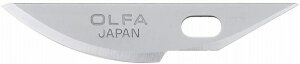 【メール便発送可】ミネシマ オルファ(OLFA) アートナイフプロ替刃(曲線刃) 3枚入 XB157K【新品】 クラフトツール プラモデル用工具