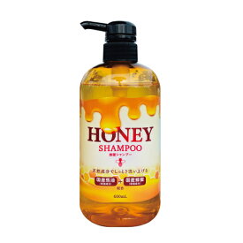 HONEY　SHAMPO　600ml【国産馬油＋国産蜂蜜】配合【蜂蜜シャンプー】【メール便不可商品】