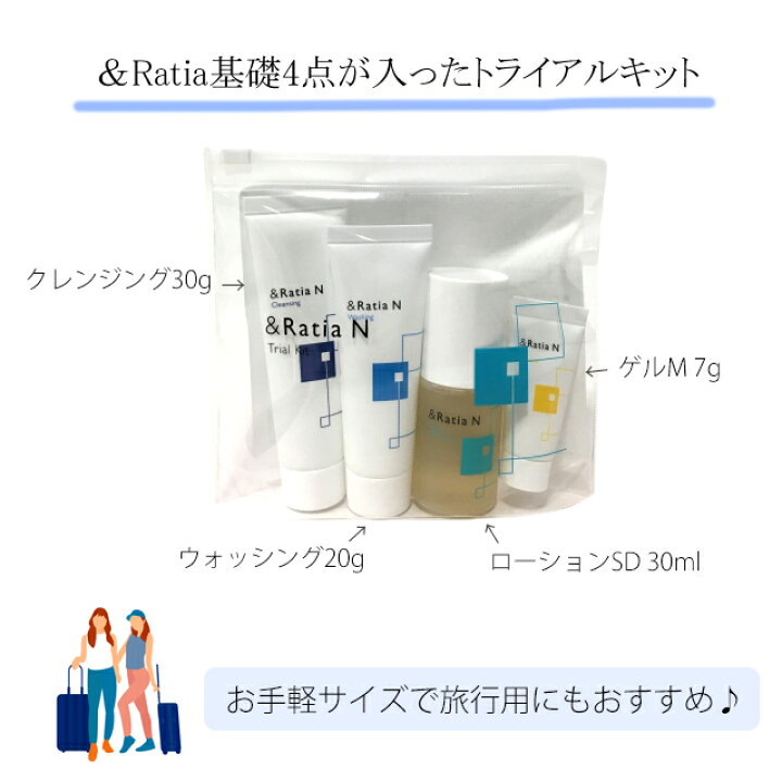 楽天市場】アンドラティアN ＆RatiaN トライアルキット（基礎4点 