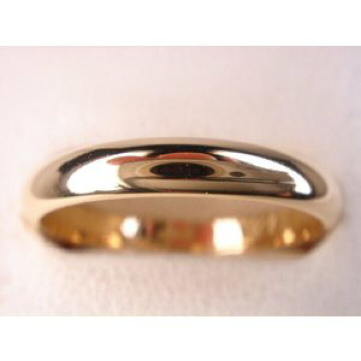 楽天市場】K18ゴールド☆18金☆シンプル☆甲丸リング☆結婚指輪  