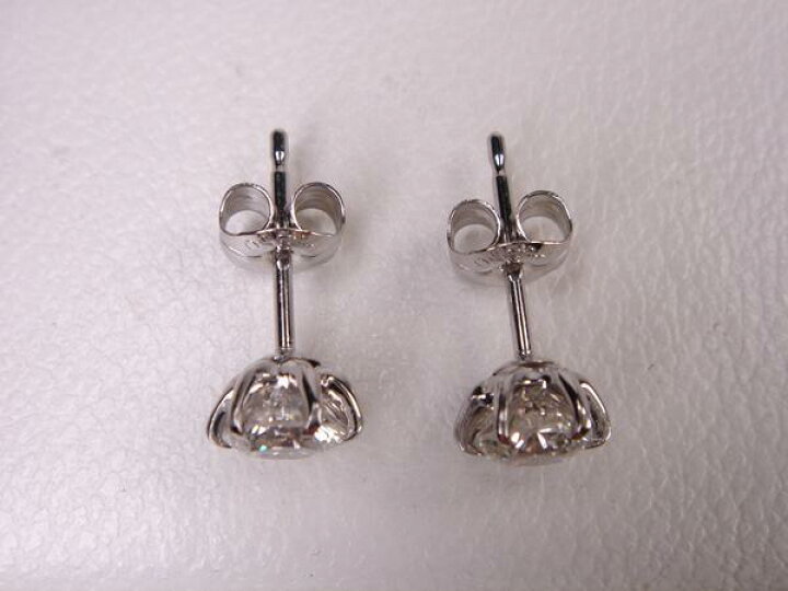 楽天市場】0.72ct☆スタットピアス☆PT900 ダイヤモンド プラチナ  