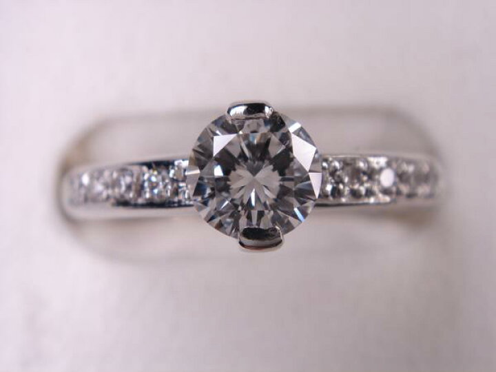 楽天市場】0.373ct 鑑定書付 婚約☆Ptエンゲージリング☆婚約指輪 