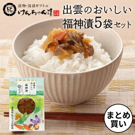 漬物 セット ギフト 高級 おしゃれ 詰め合わせ 浅漬 【出雲のおいしい福神漬　まとめ買い5袋セット】 福神漬 お取り寄せ 小分け ご飯のお供 パック 漬け物 つけもの 国産 手作り 野菜漬物 出雲の手づくり漬物けんちゃん漬