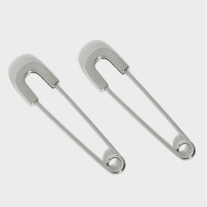 E023 ピアス イヤリング 安全ピンピアス 個性的 silver925 シルバー ゴールド 金属アレルギー対応 金アレ luxedolce