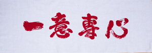 剣道 面手拭 手ぬぐい 一意専心