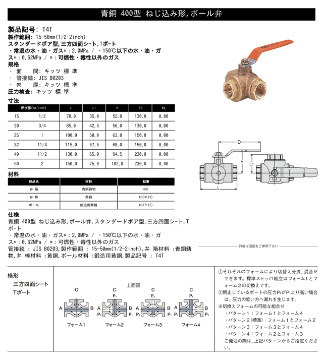 楽天市場】KITZ（キッツ）50A 2インチ 横形三方四面シートボールバルブ