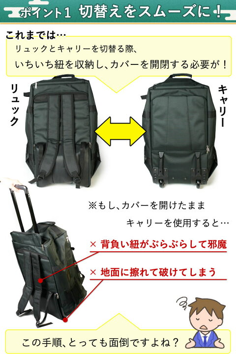 楽天市場】[剣道屋] キャリーとリュックが両方使える 防具バッグ 