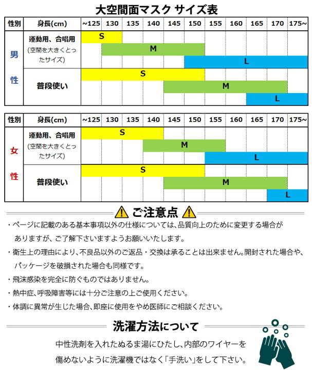 楽天市場 大空間マスク 日本製 歌唱や会話が楽々 実用新案登録 呼吸が楽 口を大きく開けてもズレない 洗える マスク 大人用 子供用 個包装 ゴム調整可 黒 紺 白 グレー アイボリー 合唱 コーラス カラオケ ジム ヨガ ダンス 剣道から生まれた スポーツマスク