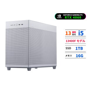 yX[p[Z[zQ[~OPC GeForce RTX4060 fXNgbvp\R CPU Intel Core i5 13400F 2.50GHz ő4.60GHz 10RA 16Xbh 16GB NVMe M.2 SSD1TB Win11 BTO Q[~Op\R ASUS AP201 KENDOVIVI
