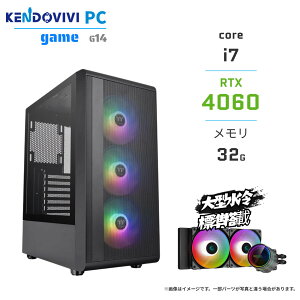 yX[p[Z[zQ[~OPC GeForce RTX4060 fXNgbvp\R CPU Intel Core i7 14700F 2.10GHz ő5.30GHz 20RA 28Xbh 16GB NVMe M.2 SSD500GB Win11 BTO Q[~Op\R KENDOVIVI
