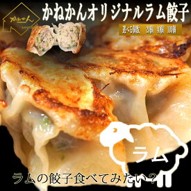 北海道発【かねかん竹内オリジナルラム餃子】専門店こだわりの 北海道 小麦 100％使用の 皮もおいしい ジューシーな羊肉餃子！旨み濃厚で臭みなし・肉汁あふれる絶品お取り寄せ 北海道グルメ！20個・40個・100個 選べる ギフトにも最適なラム肉専門店の手作り餃子です