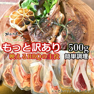 ラムチョップ もっと 訳あり 500g以上(4本~15本)入り ラム チョップ ラム肉 送料無料 羊肉 骨付ラム ラムラック 焼き易い開いた お取り寄せグルメ BBQ アウトドア キャンプ バーベキュー 簡単