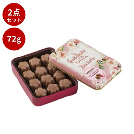【2点セット】【アマリエ】フラワーチョコレート・ラズベリー缶(72g）アマリエ 缶 フラワー ラズベリー ギフト 贈り物 プレゼント バレンタイン 2点 セット